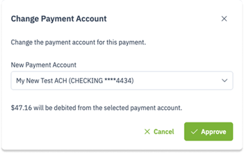 Retry cc payment modal